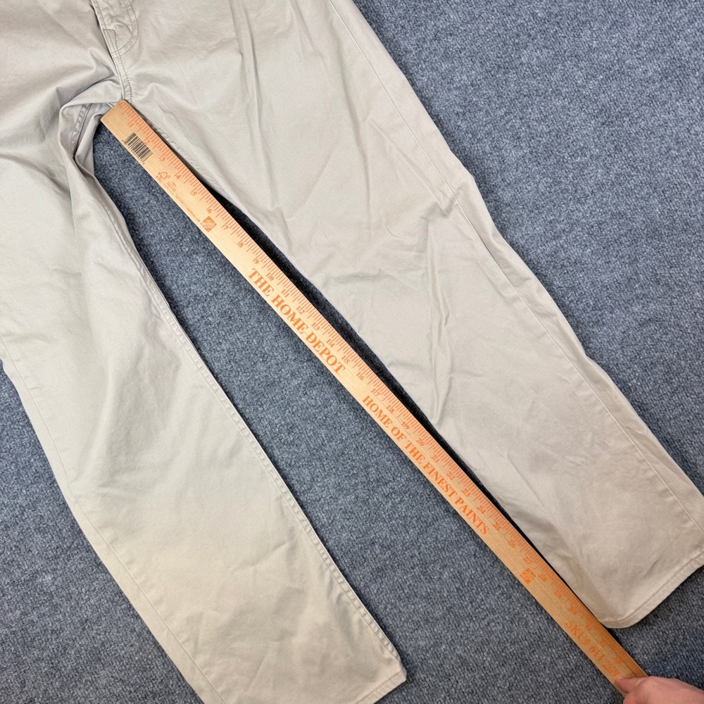 Polo Ralph Lauren Pants Mens 34x32 Brown Varick Slim Straight Chino Stretch - Picture 9 of 12